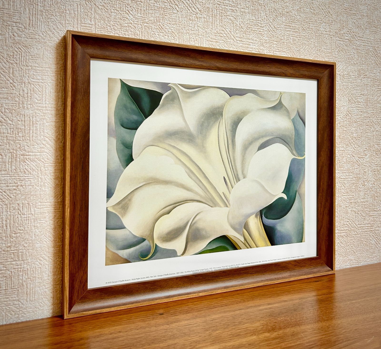 新品☆額縁付アートポスター☆ジョージア・オキーフ☆O'Keeffe☆The