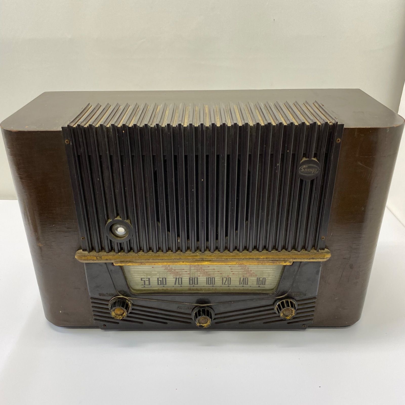 サンヨーラジオ SS-701型 真空管ラジオ 昭和レトロ アンティーク 木製