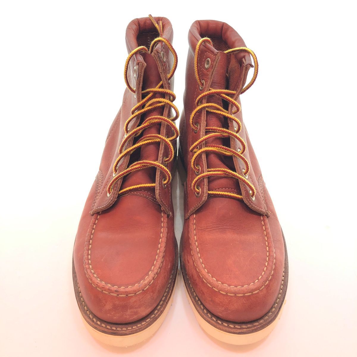 CHIPPEWA チペワ モックトゥブーツ 初期白タグ 90s ワーク レザー 革