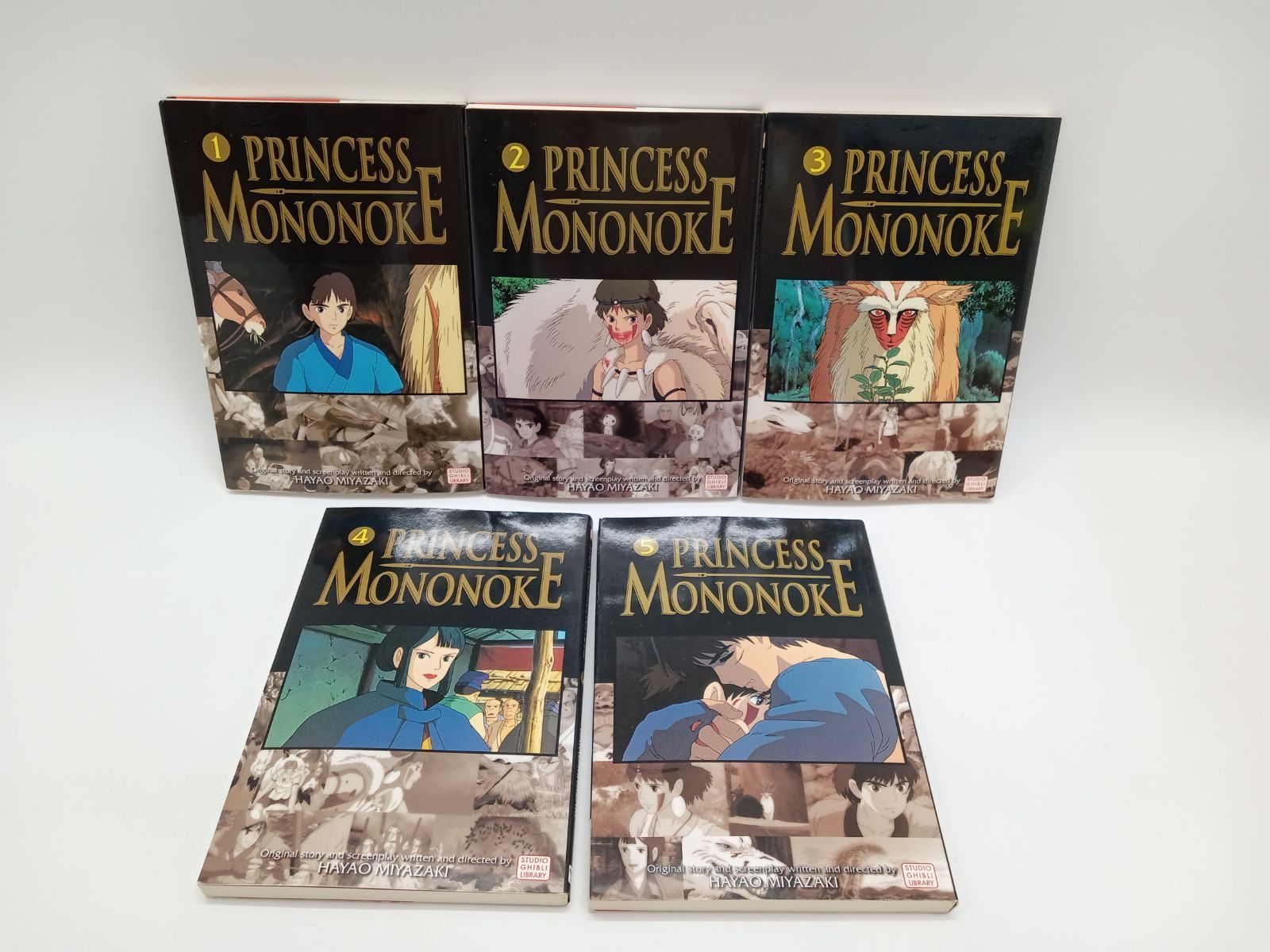 英語版 もののけ姫 全巻 1-5 もののけ姫 英語版 (1-5巻) [Princess