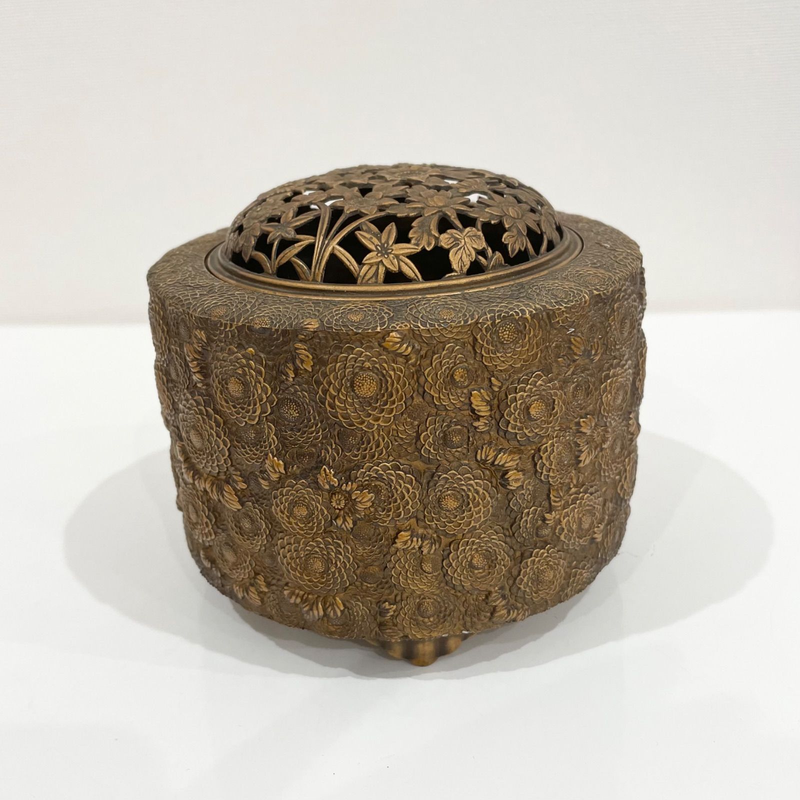 高岡銅器 佐野宏采 菊華香炉 - メルカリ