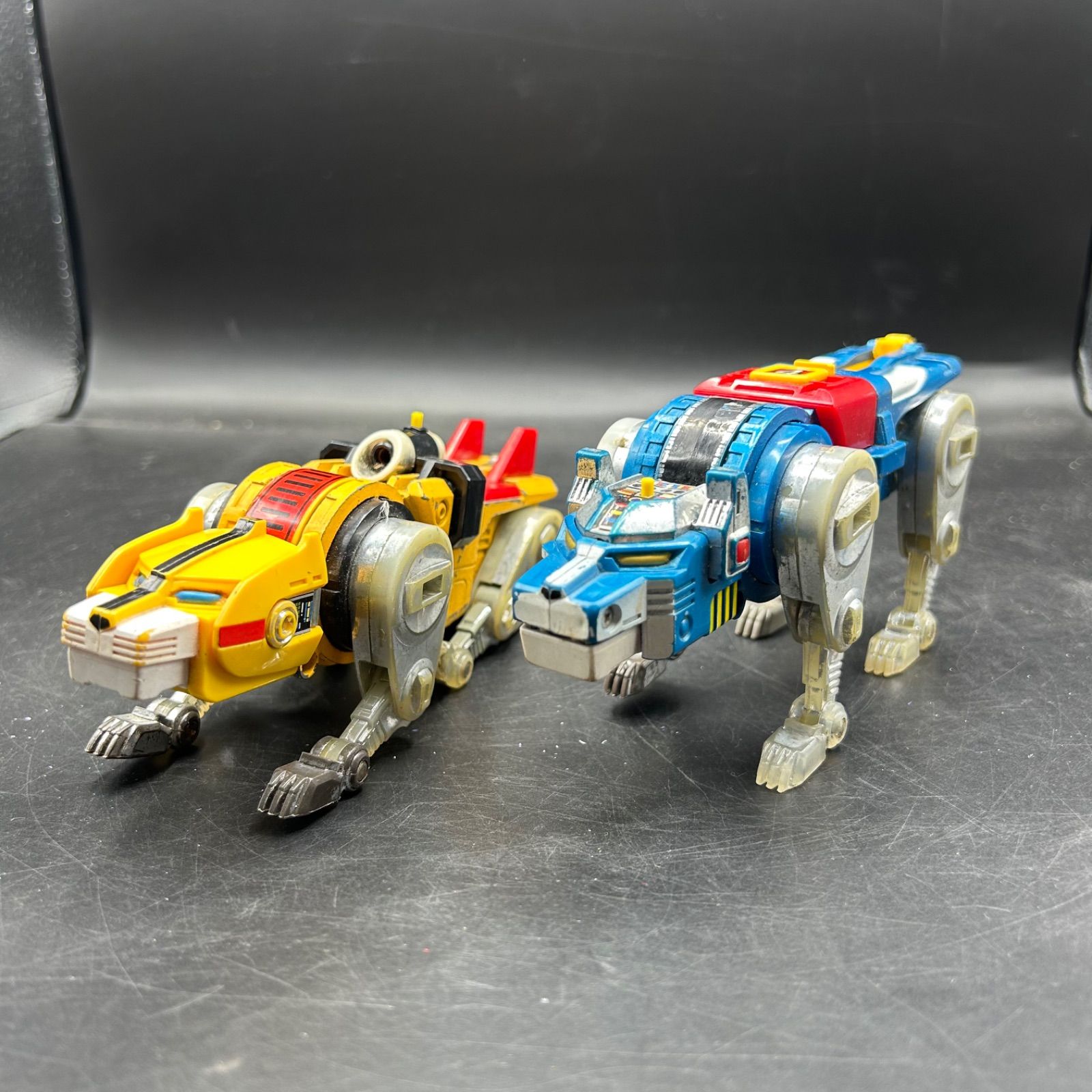 L》2個セット 百獣王ゴライオン 青獅子 黄獅子 超合金 ポピー 昭和