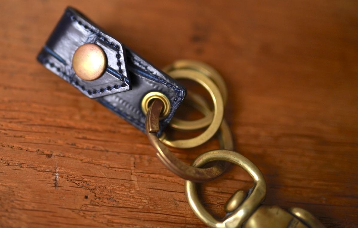 Key Holder クロコダイルレザーキーホルダー / CORNELIAN TAURUS