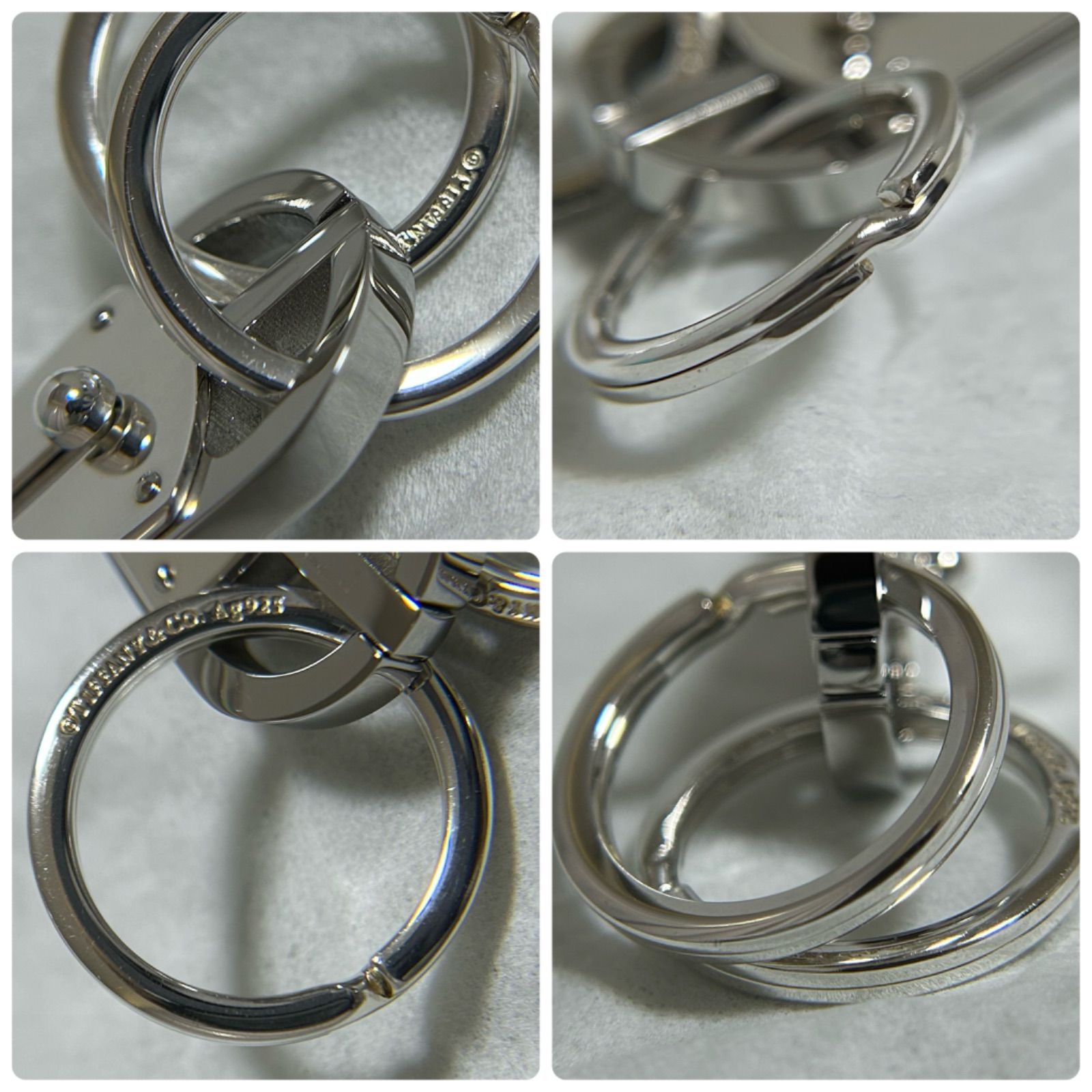 ティファニー メイカーズ バレット キーリング キーホルダー シルバー