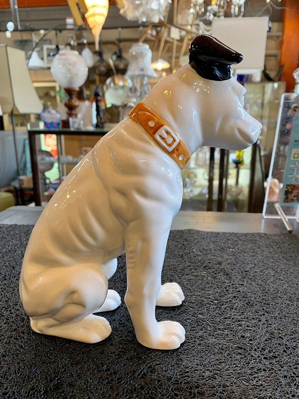 ビクター 犬 高さ21cm Victor ニッパー 陶器 置物 昭和レトロ