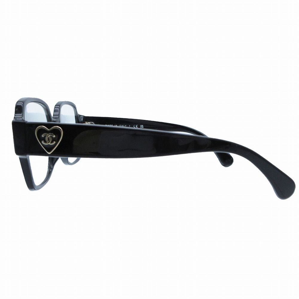 CHANEL シャネル ハート CC ココマーク サングラス スクエア ブルー