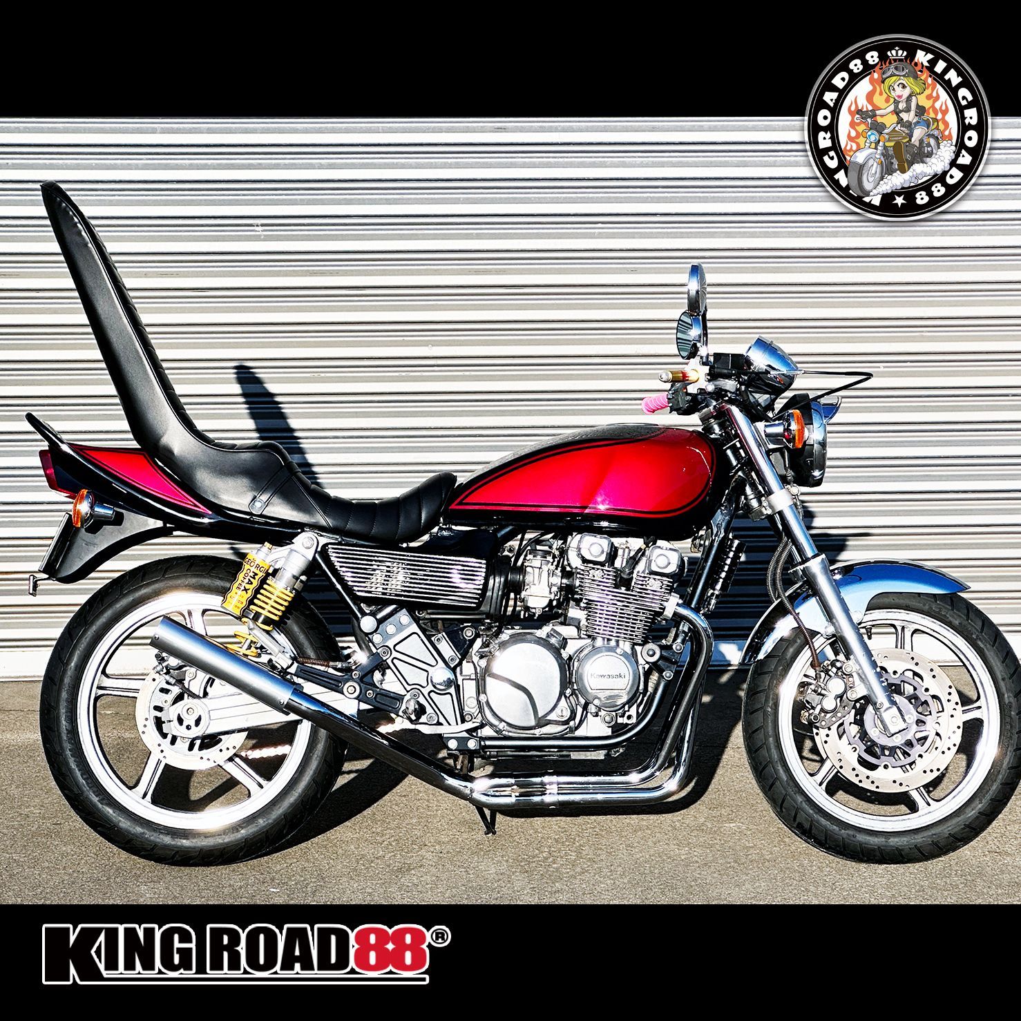 ゼファー400 マフラー ZR400C KingRoad88 RPMタイプ フルエキゾースト