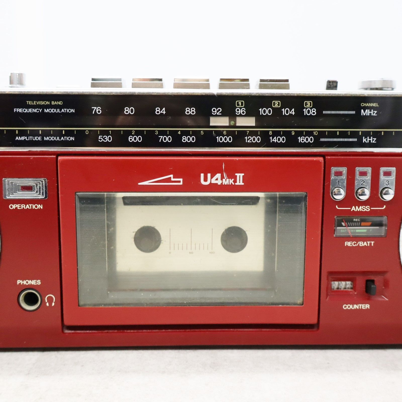 ◇ラジオOK 昭和レトロ｜カセットレコーダー｜SANYO サンヨー MR