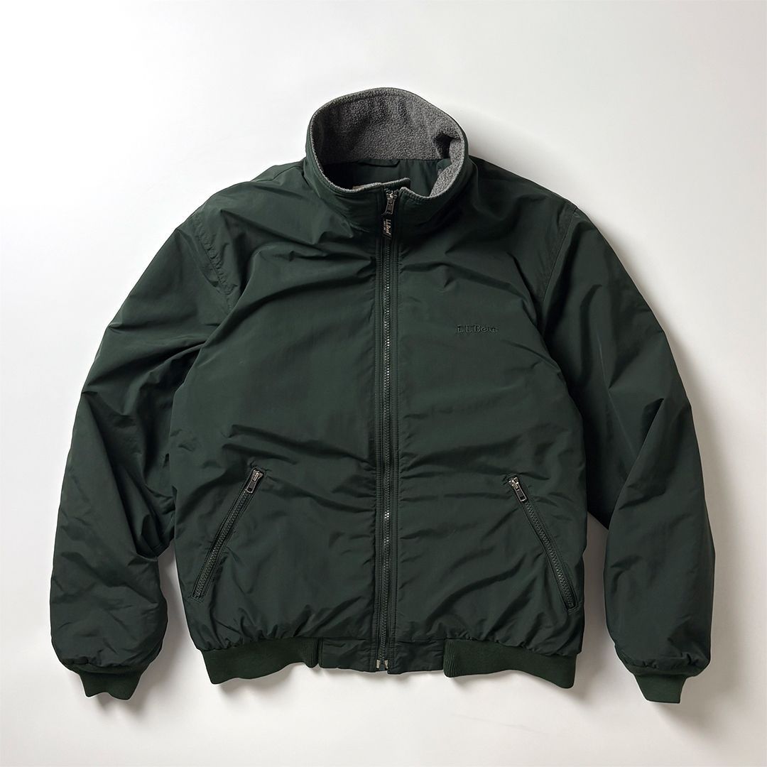 L.L.Bean エルエルビーン ウォームアップジャケット M 深緑 ダーク