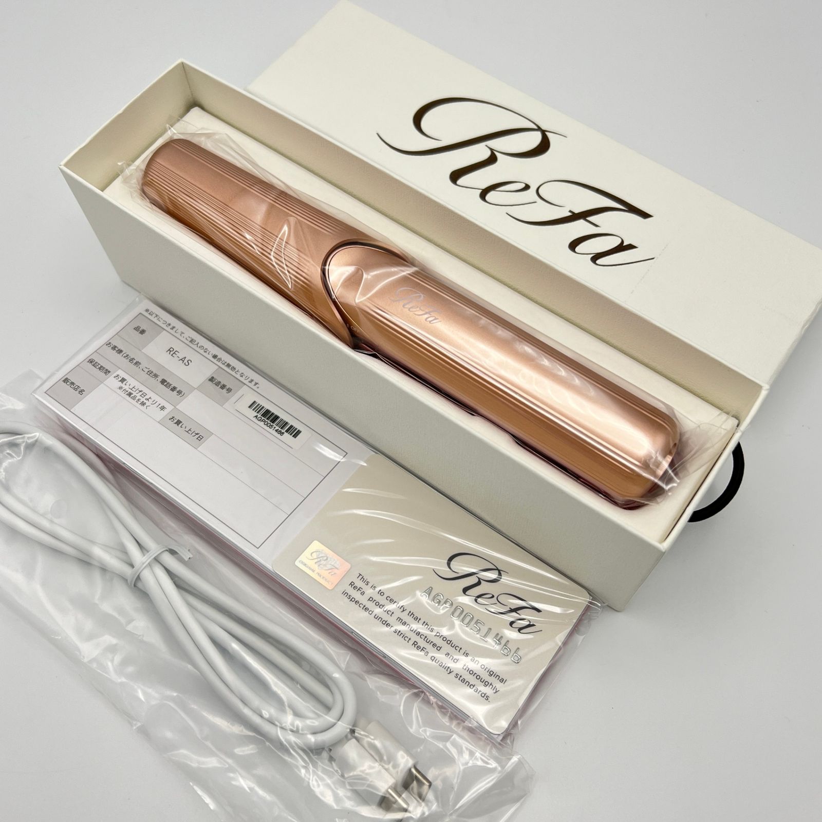 ReFa/フィンガーアイロンST6/シャンパンゴールド 【公式通販】