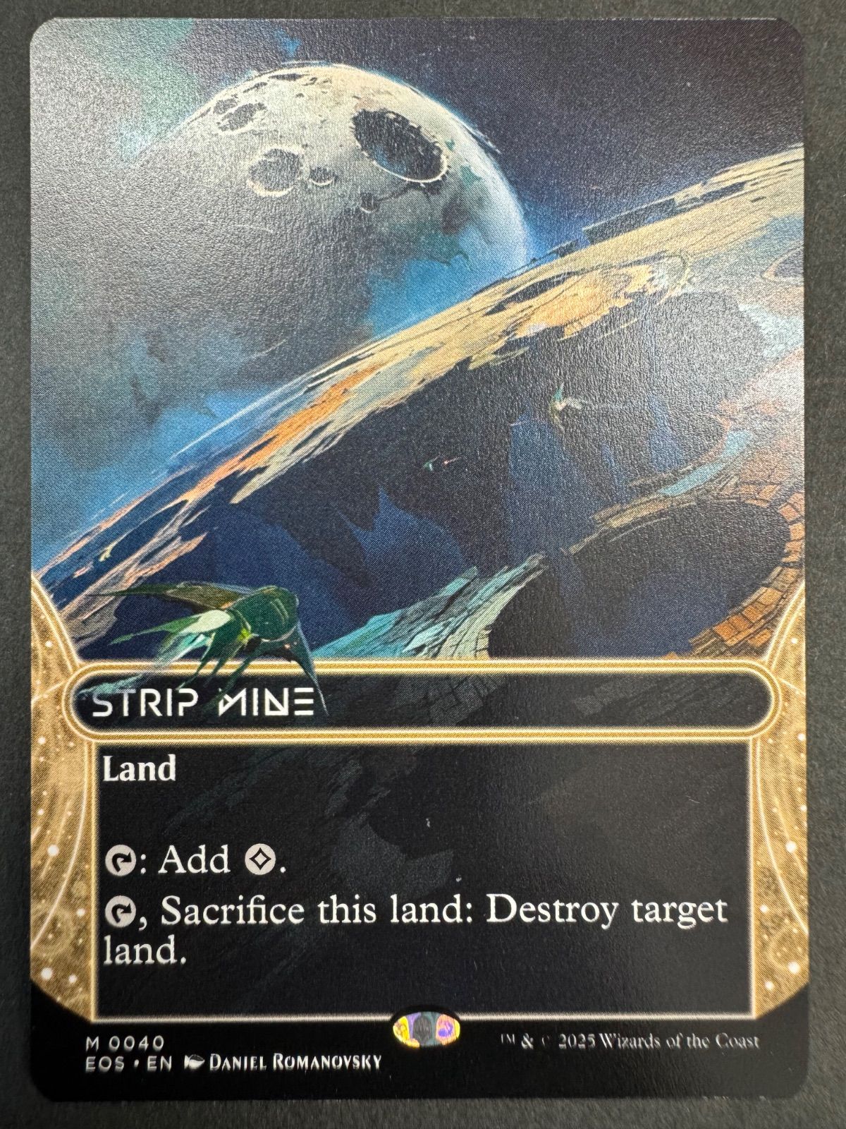 mtg】露天鉱床 英語版ボーダーレス ギャラクシーFoil EOS 星景 mtg