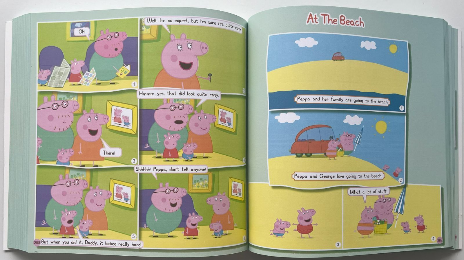 Peppa Pig ペッパピッグ漫画版シリーズ1 絵本2冊 全冊音源付動画付