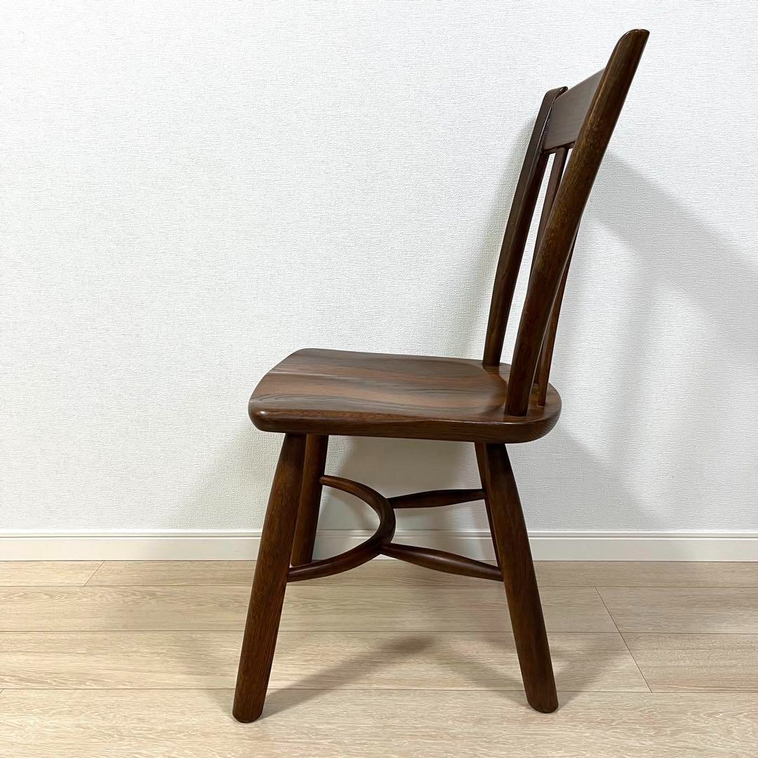 そ73【柏木工】ダイニングチェア 木製 ウインザーチェア 飛騨高山