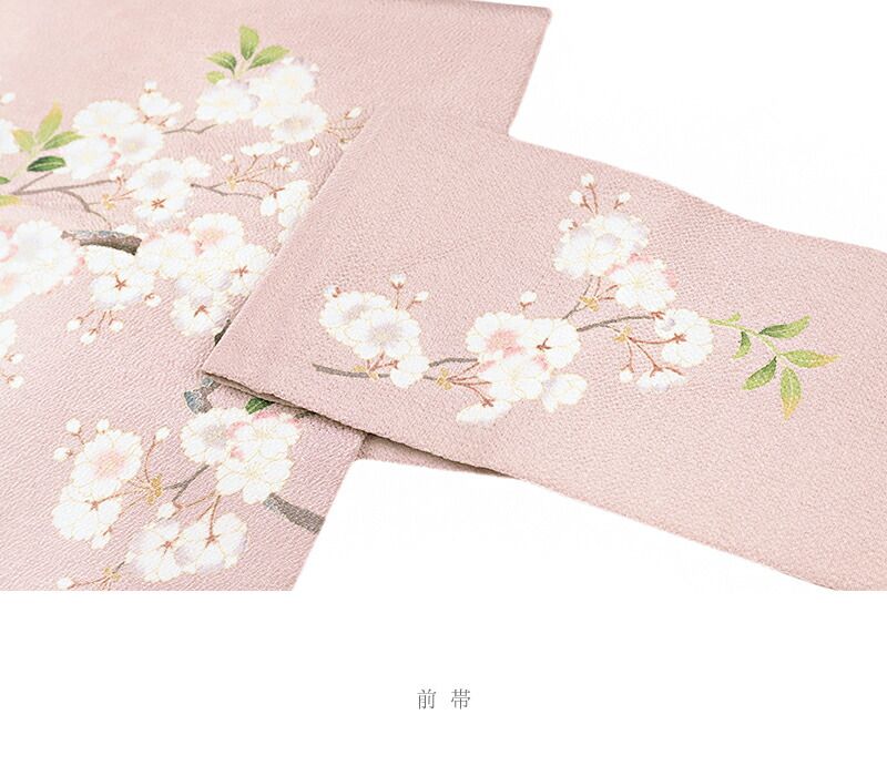 九寸名古屋帯 秀美 十日町友禅 正絹 浜ちりめん 伊と幸 ピンク ピンク