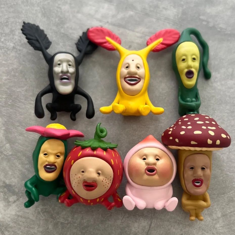 7個セット】 こびとづかん おすわりマスコット フィギュア