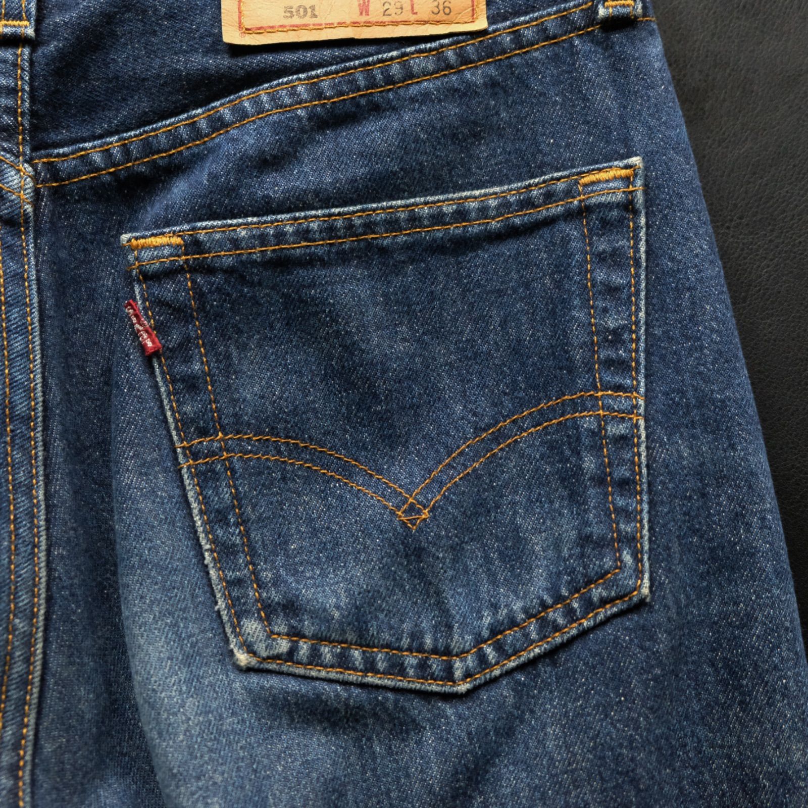 90's 米国製 Levi's 501 W29/74cm 532刻印 良色落ち ヒゲ/ハチノス