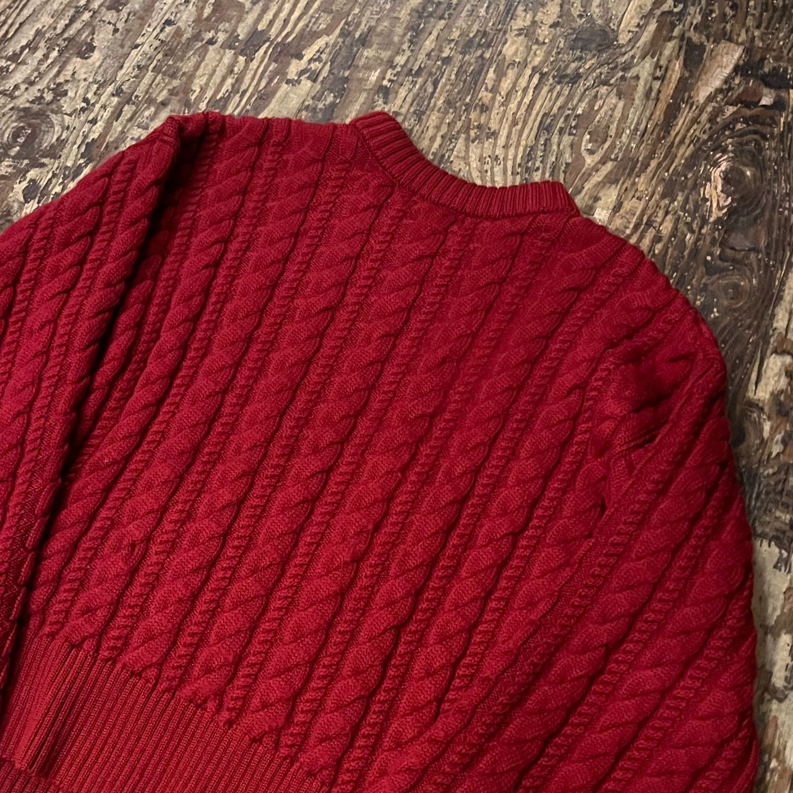 EGON LAB エゴンラボ 24AW KNIT ニット sizeS レッド系 【代官山11