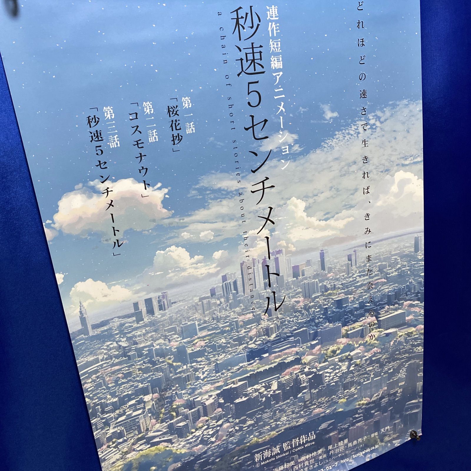 秒速5センチメートル 新海誠 B2ポスター #096 - メルカリ