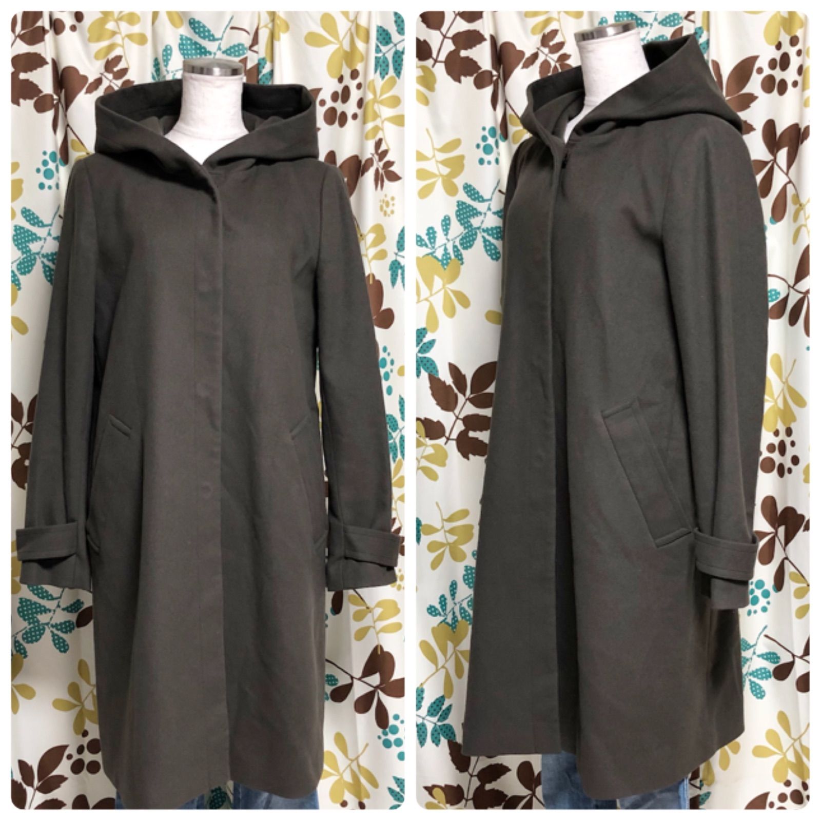 □極美品□theory luxe セオリーリュクス ウールロングコート size38(M