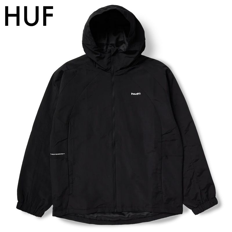 ハフ ナイロンジャケット HUF SET SHELL JACKET 新作ブラックアウト