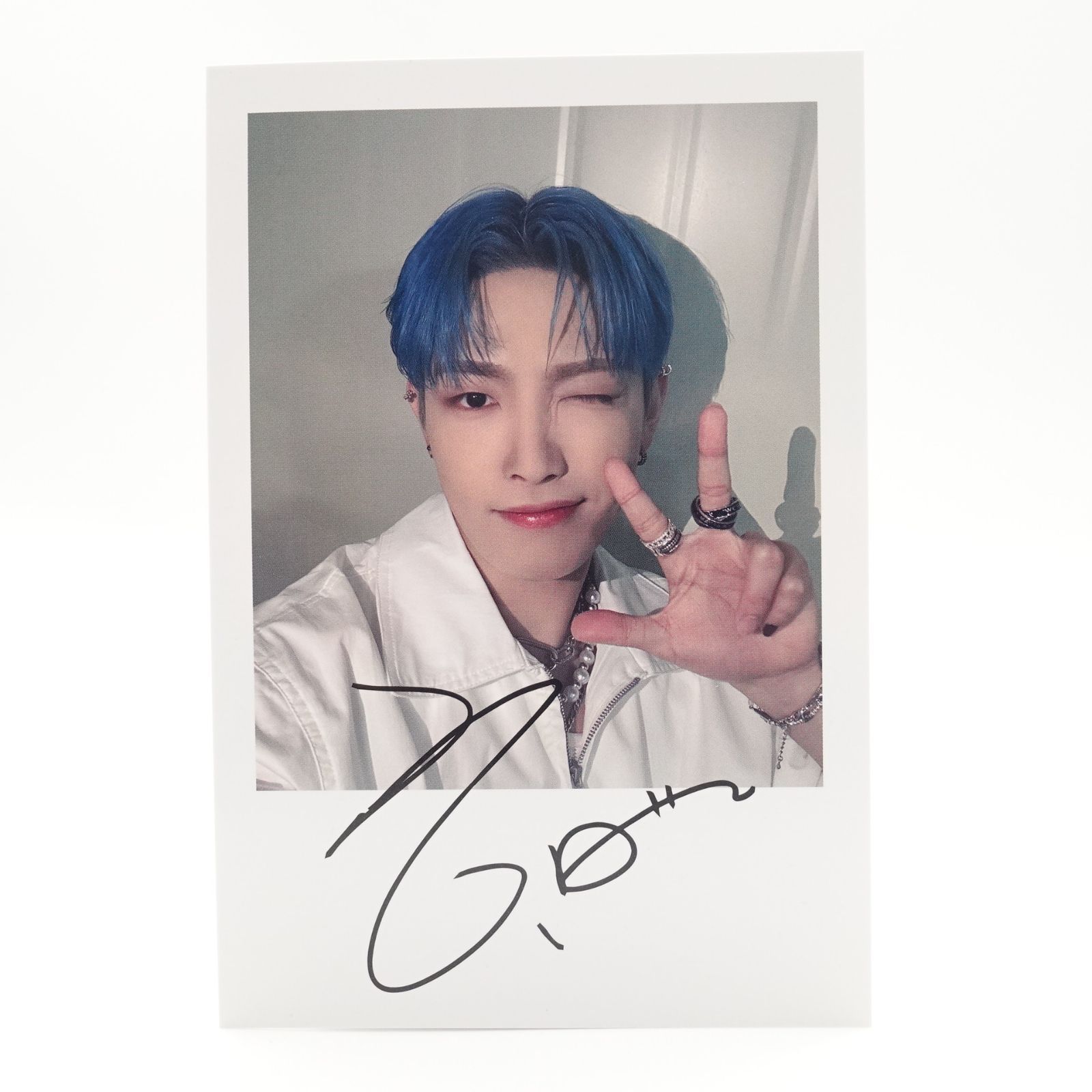 ATEEZ ホンジュン Hongjoong 直筆サイン入り ポラロイド ATEEZ