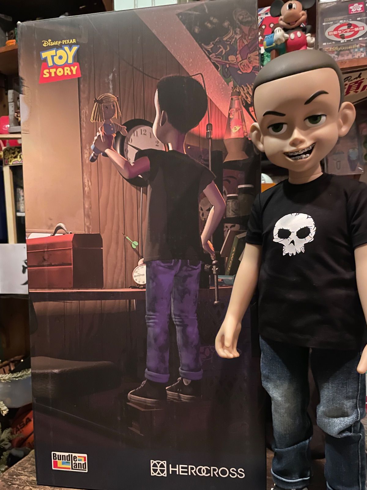 HEROCROSS 限定版 トイ・ストーリー シドフィギュア60cm - メルカリ