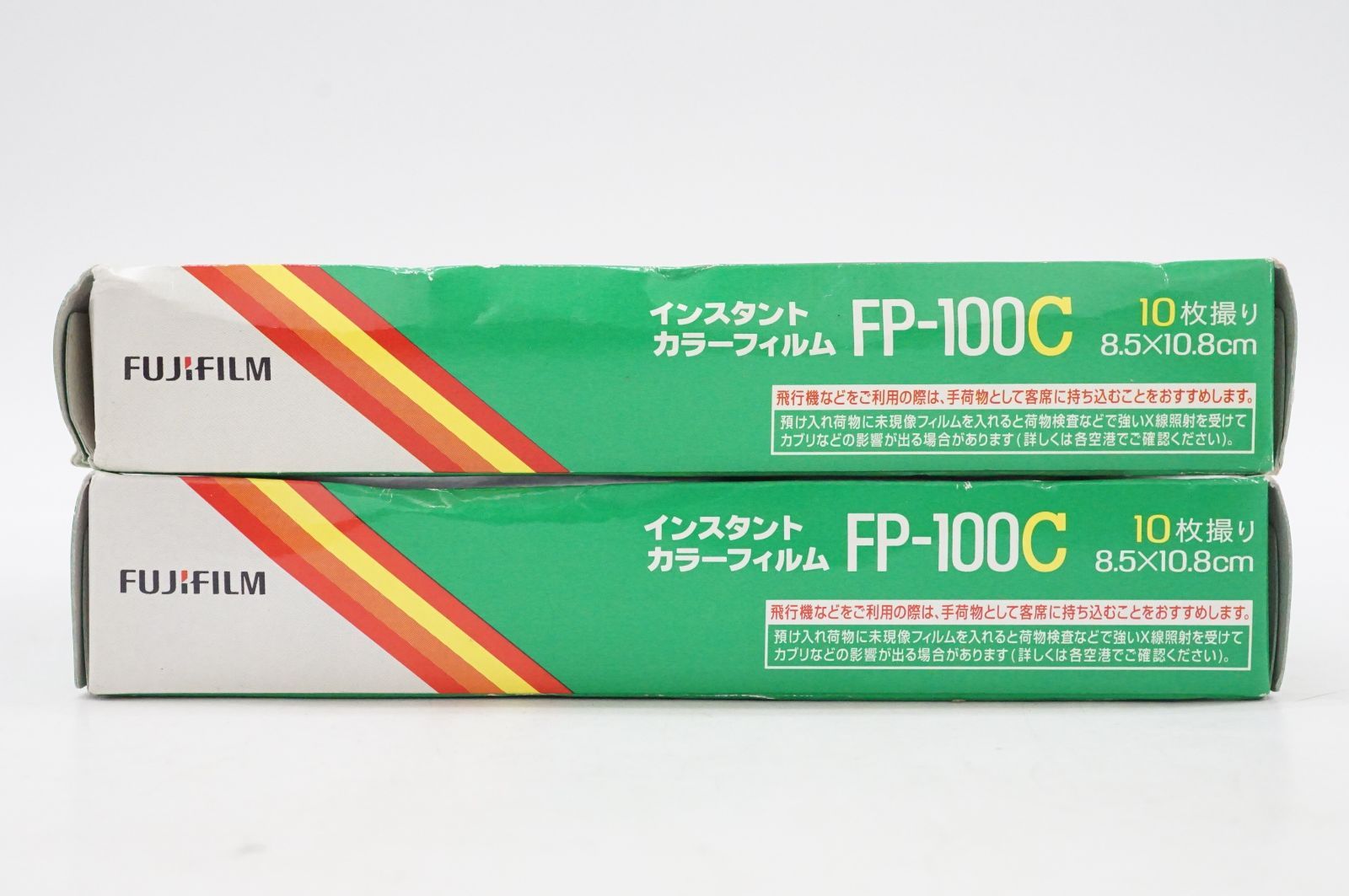 期限切れインスタントフィルム】2箱/①/FUJIFILM/フジフィルム/FP-100C