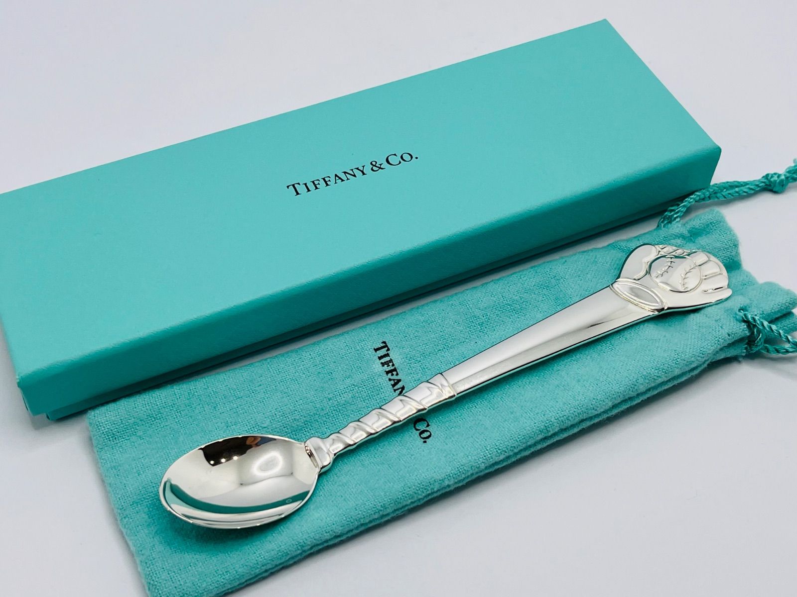 a034 送料無料 Tiffany&Co. 美品 希少 ティファニー ベースボール