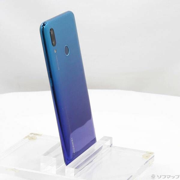 中古品〕 HUAWEI nova lite3 32GB オーロラブルー HWU35 UQ mobile SIM