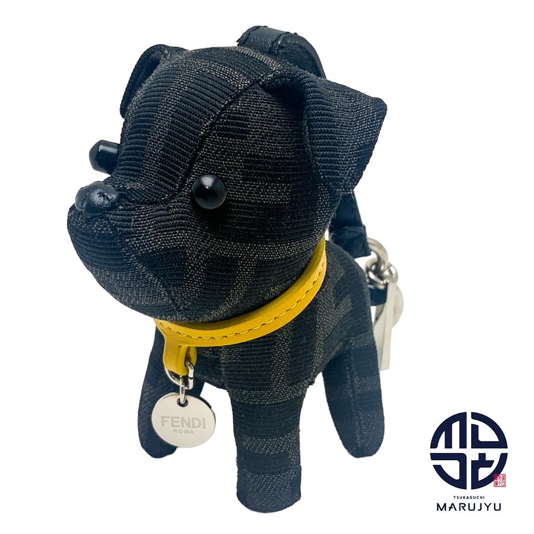 FENDI フェンディ イヌ ドッグ 犬モチーフ FFジャガード ITO チャーム
