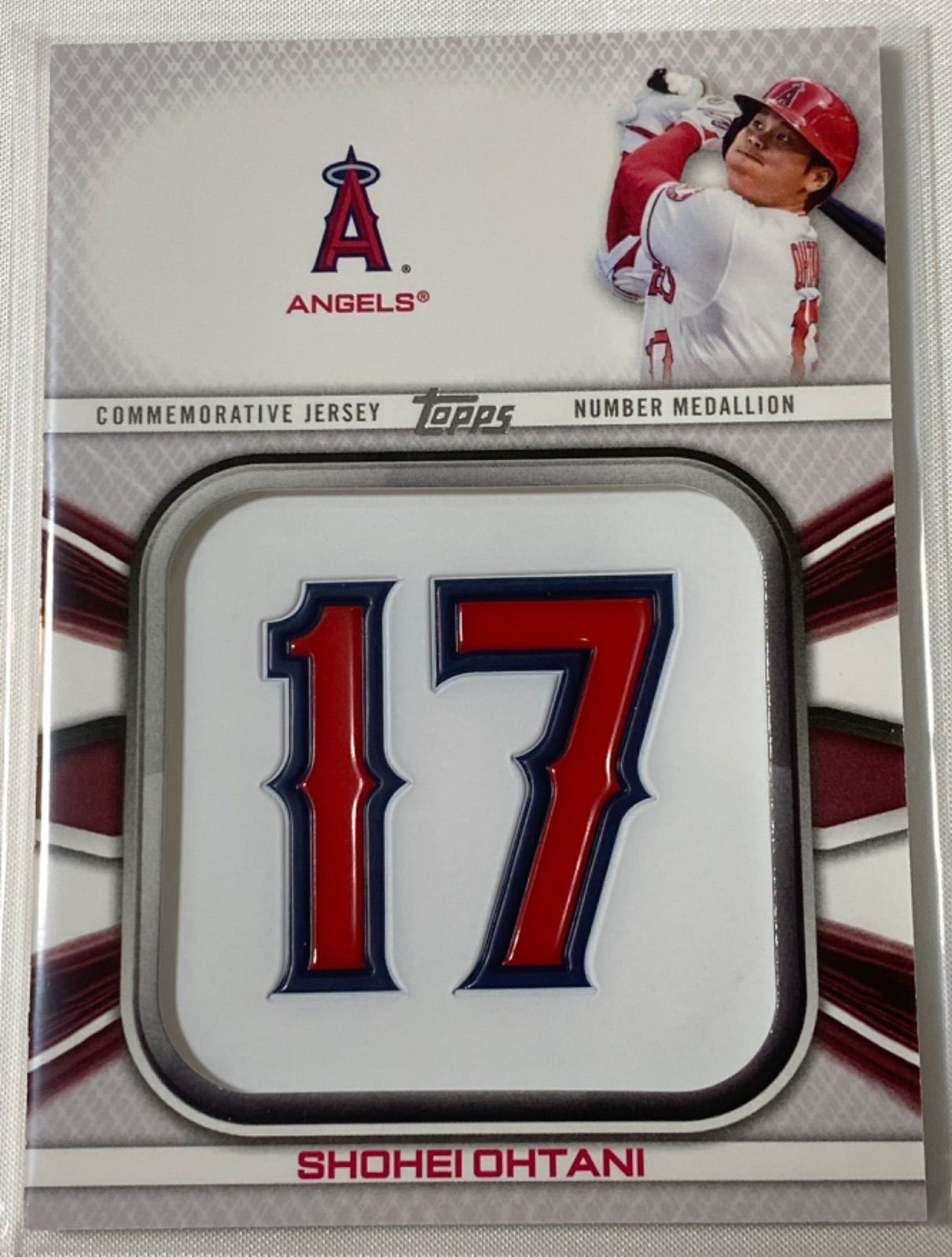 大谷翔平2022Toppsシリーズ1記念ジャージーナンバーメダリオン - メルカリ