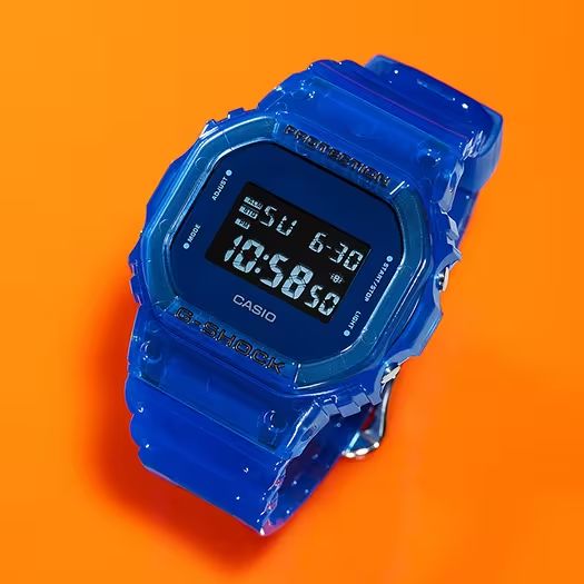 ✨極美品✨ カシオ Gショック DW-5600SB-2DR ブルースケルトン