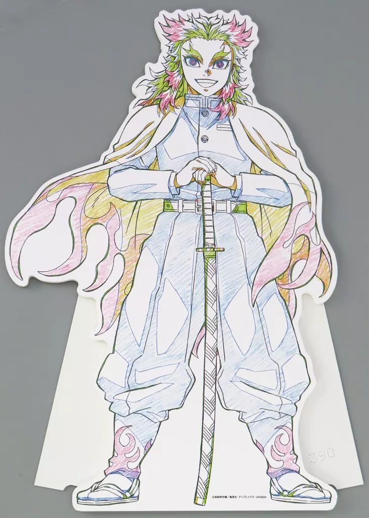 中古】雑貨 煉獄杏寿郎 イラスト スタンディPOP原画版 「鬼滅の刃