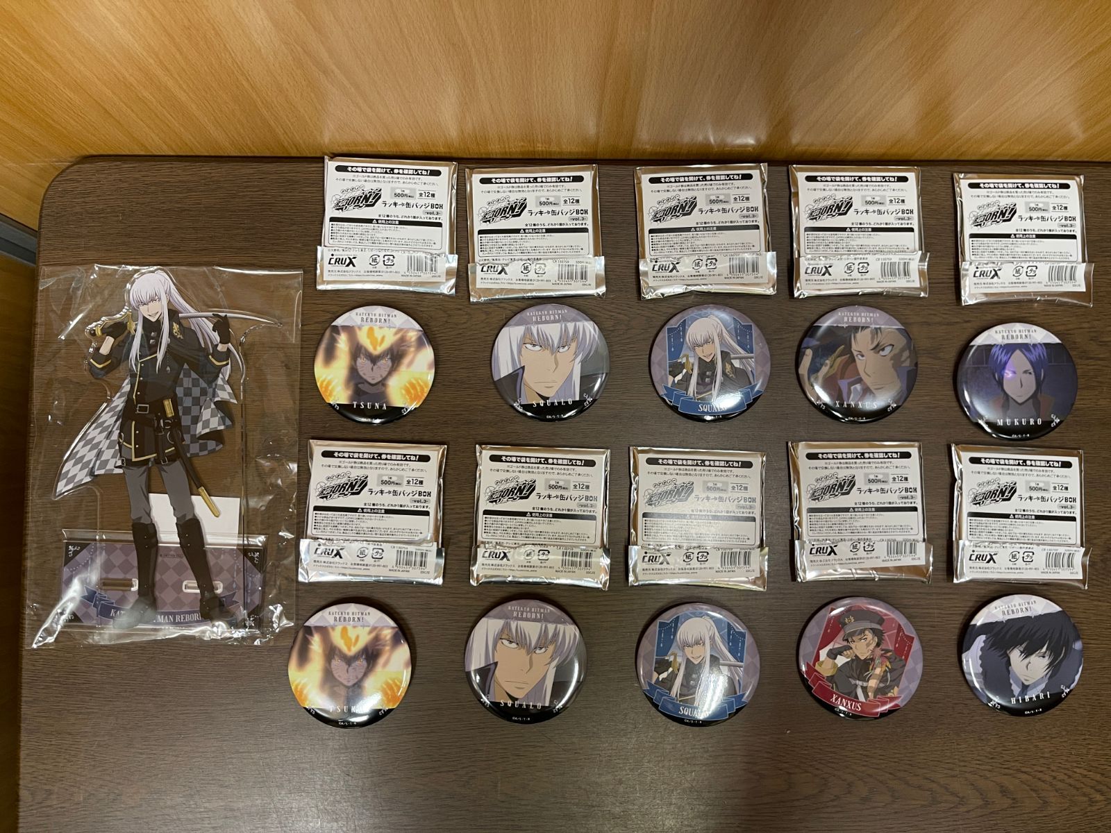 REBORN! ラッキー缶バッジBOX コンプリートセット 株式会社クラックス on X