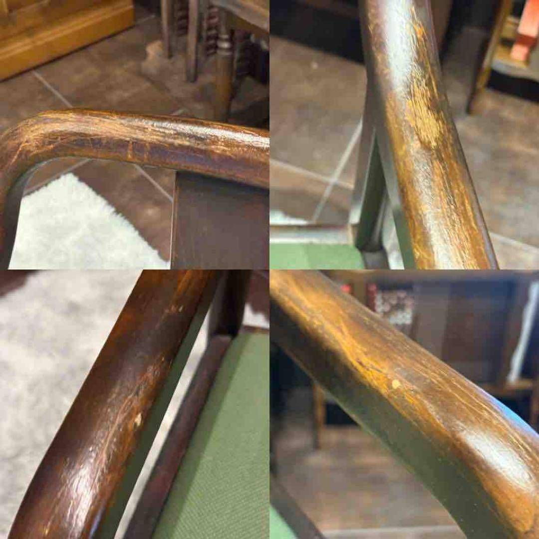 ②karimoku カリモク アームチェア ダイニングチェア ビンテージ IZ