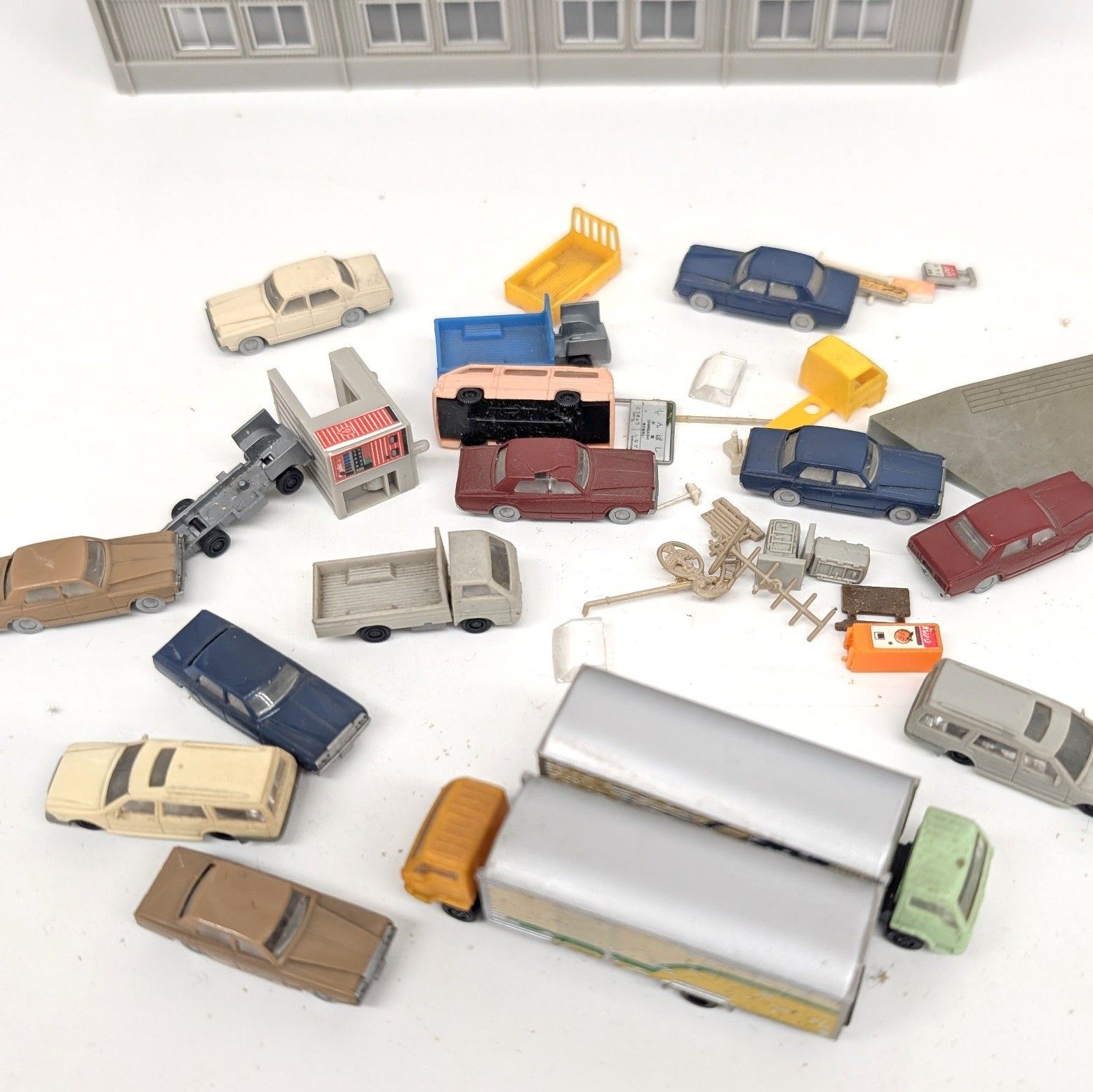 鉄道模型用 ジオラマ 解体品 部品 ジャンク 建物等 大量セット TOMIX