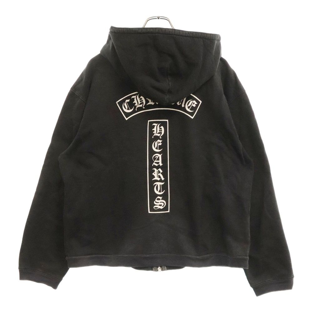 CHROME HEARTS (クロムハーツ) OLD ラージクロスプリント ジップアップ