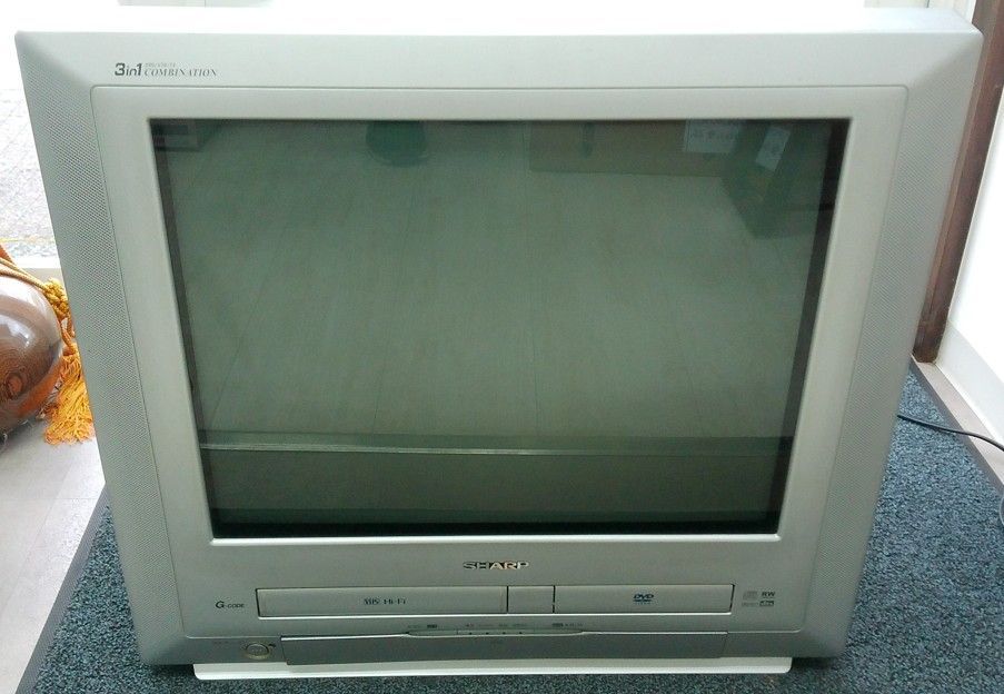 シャープ SHARP VT-21DV30 3in1 DVD VTR TV VHS COMBINATION 21インチ