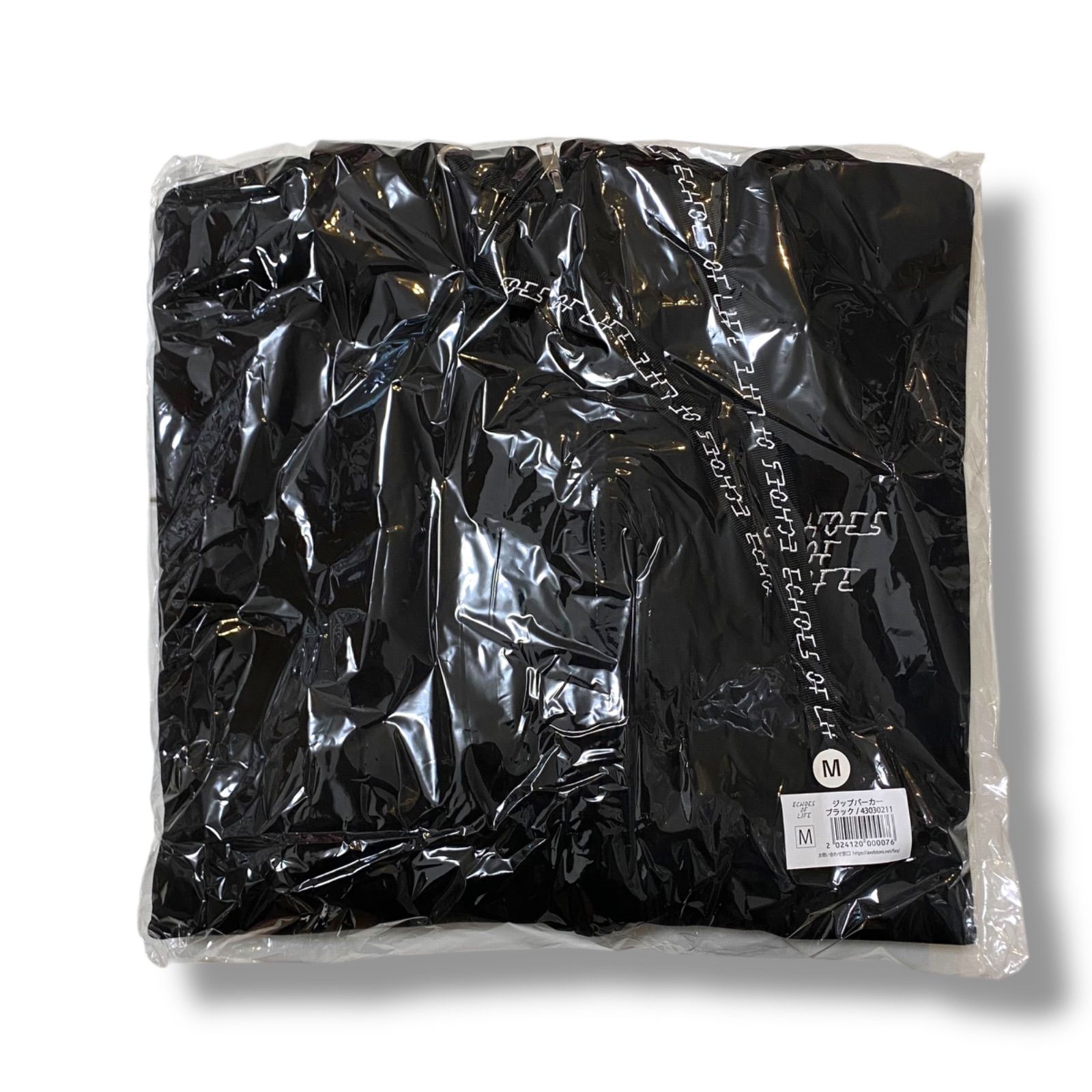 新品未開封 Echoes of Life ジップパーカー 羽生結弦 黒 ブラック M