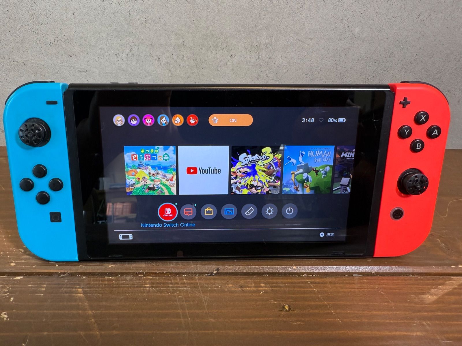 Nintendo Switch 本体 HAC-001 青赤 対策前動作品ジャンク Nintendo