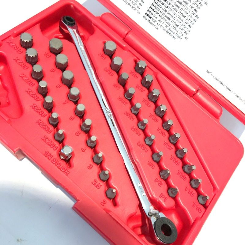 美品 マックツール 39ピース HEX BIT ラチェットセット SBR39SB 差込5