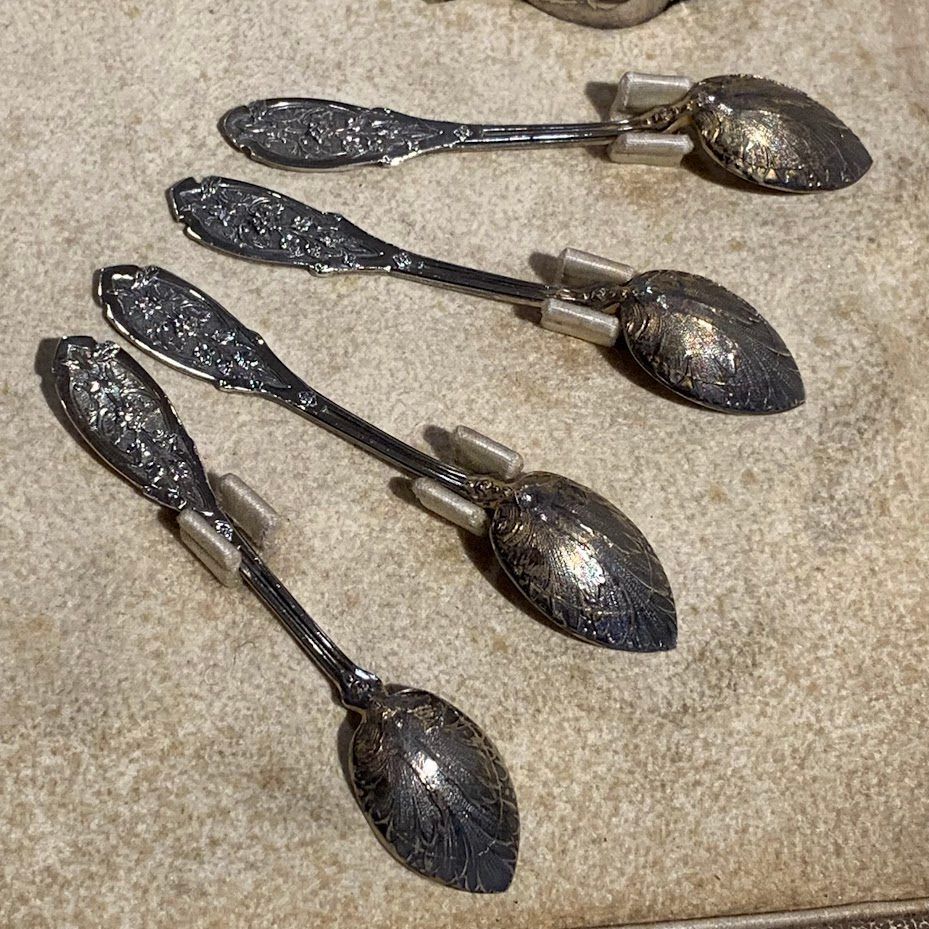 ♪Jean Elysée Puiforcat French antique silver saltcellar ピュイ