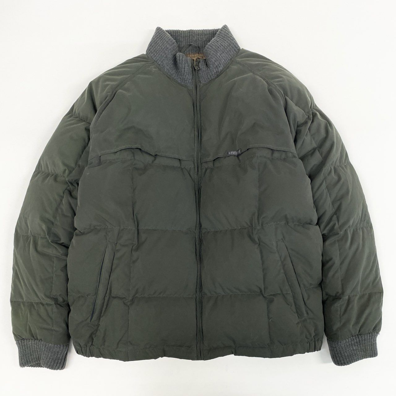 48h15 stussy ステューシー 90s ダウンジャケット フロントロゴ OLD