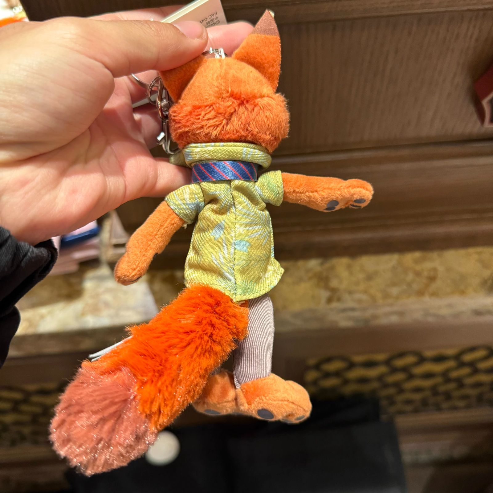 即日発送 ディズニー ズートピア ニック ぬいぐるみ キーホルダー キー