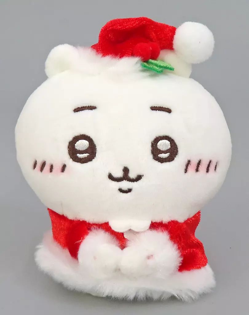 ちいかわ ちいかわサンタさんだ！持ちますマスコット サンタさんだ