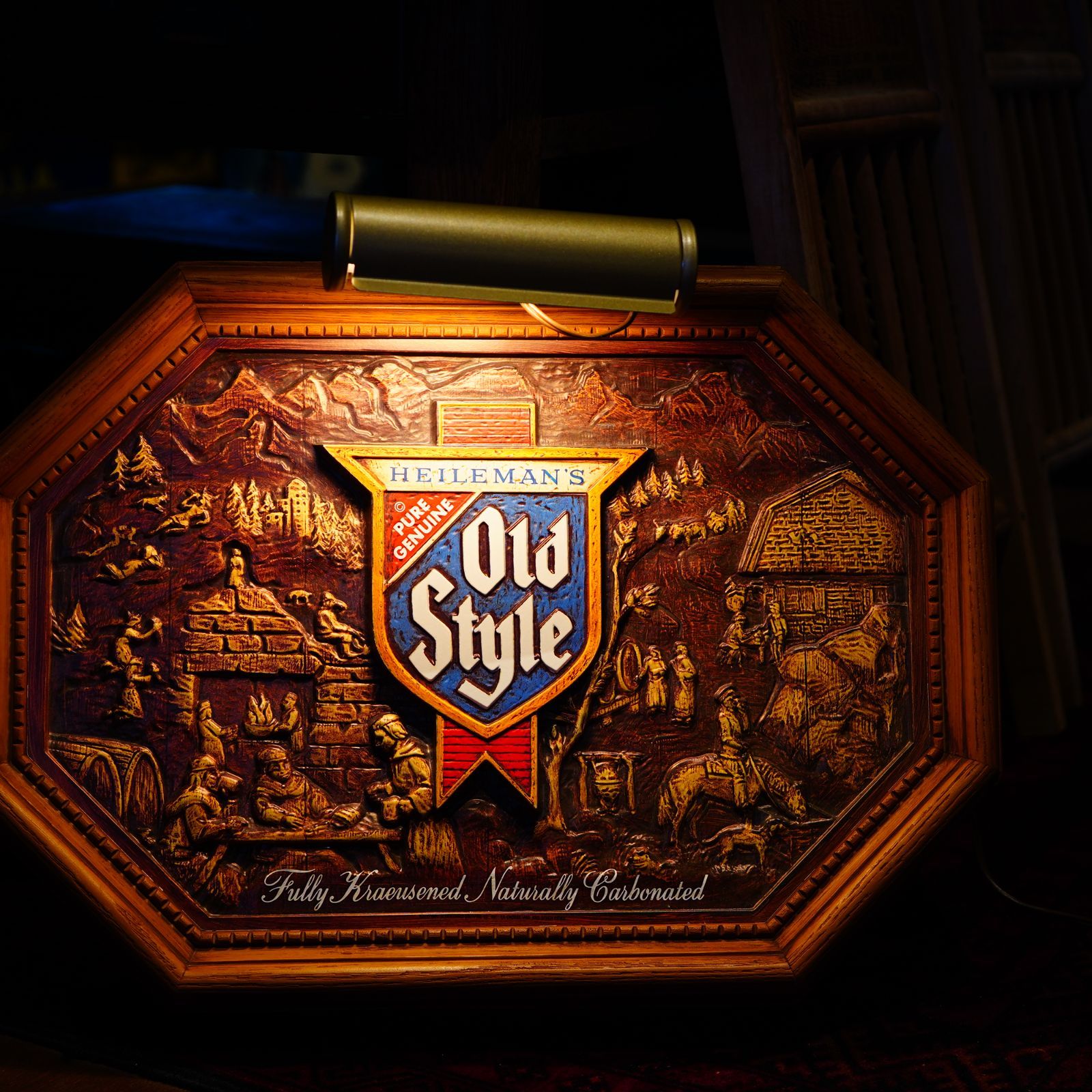 オールドスタイル サインライト看板 ビール ガレージ ビンテージ