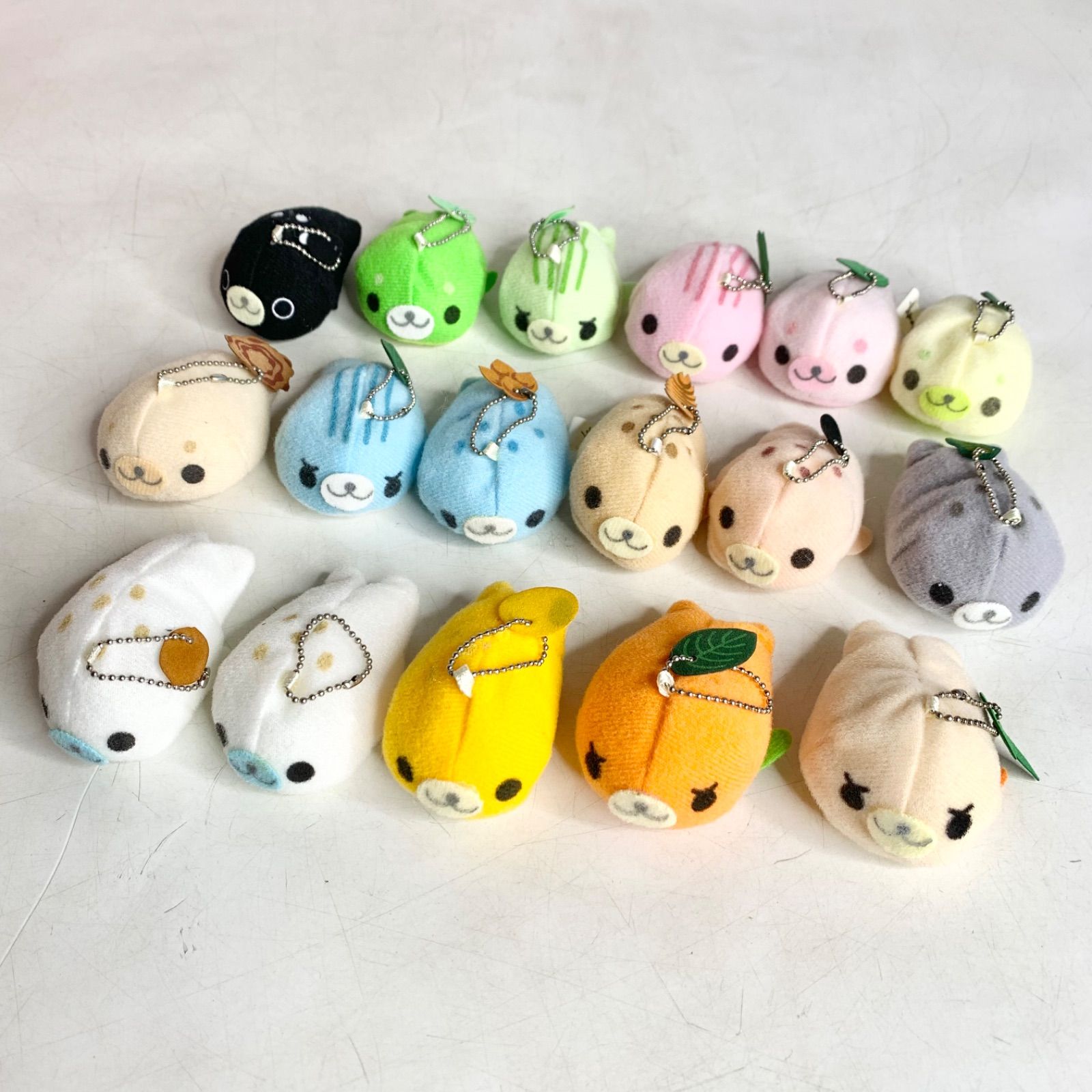 サンエックス まめゴマ 十六茶 ノベルティ マスコット キーホルダー