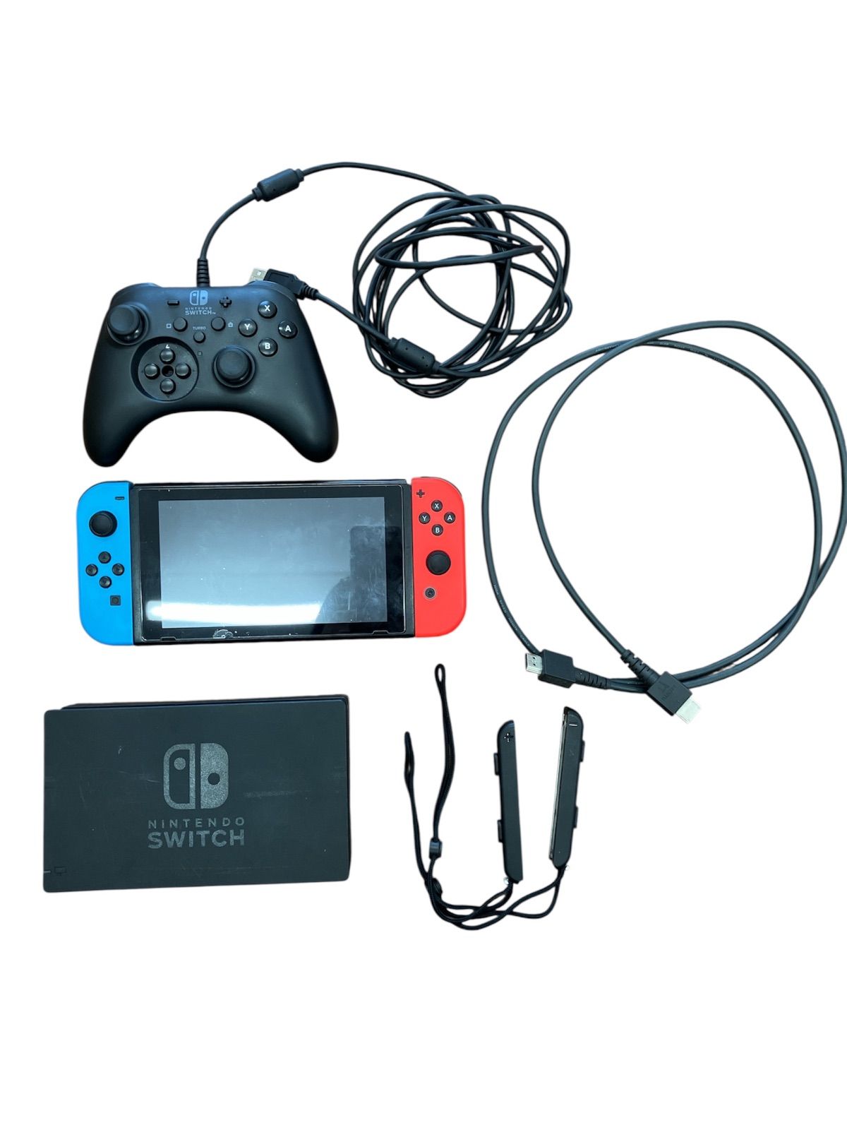 Nintendo Switch 本体、付属品、SDカード付き - メルカリ