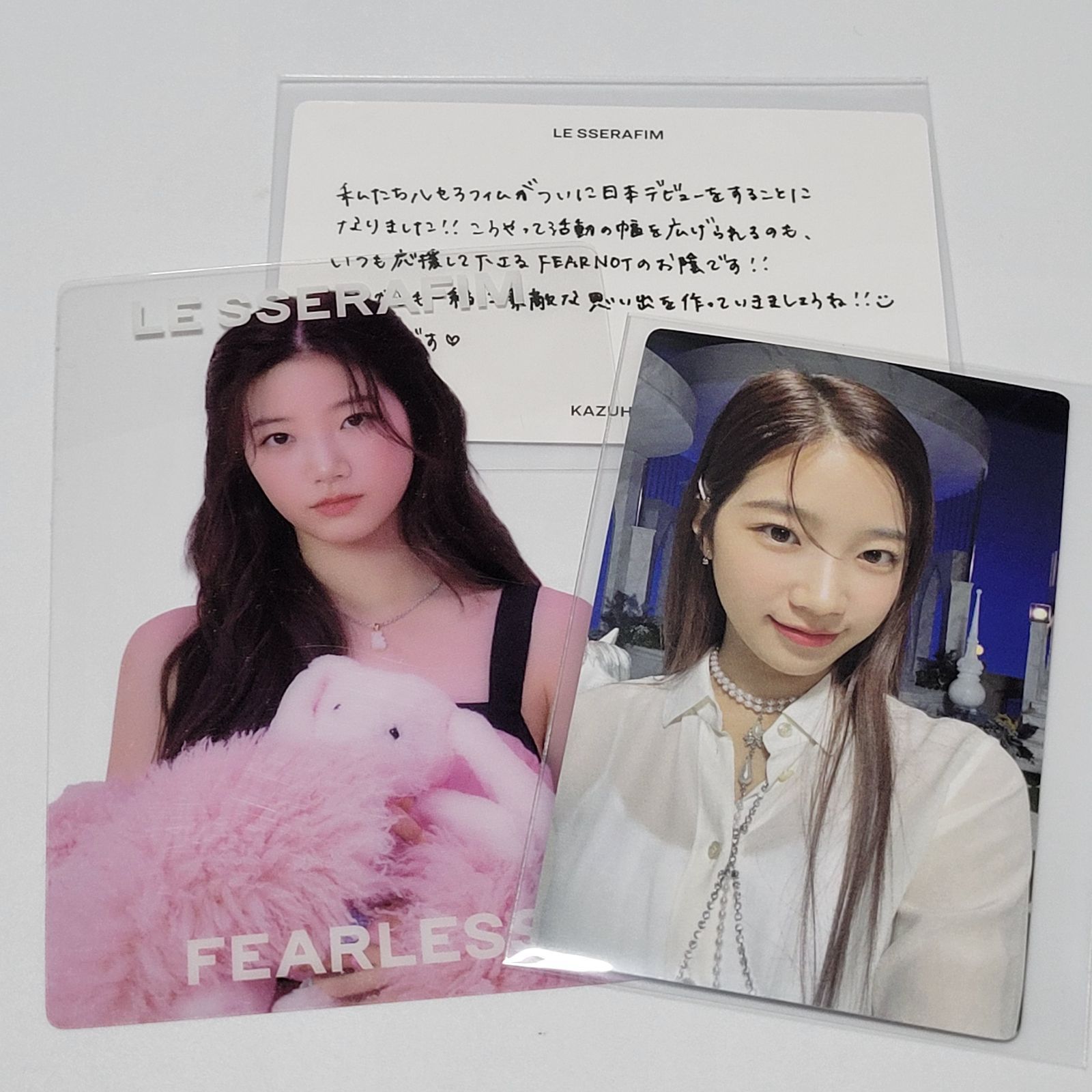LE SSERAFIM SHOPEE 購入特典トレカ ANTIFRAGILE LE SSERAFIM SHOPEE