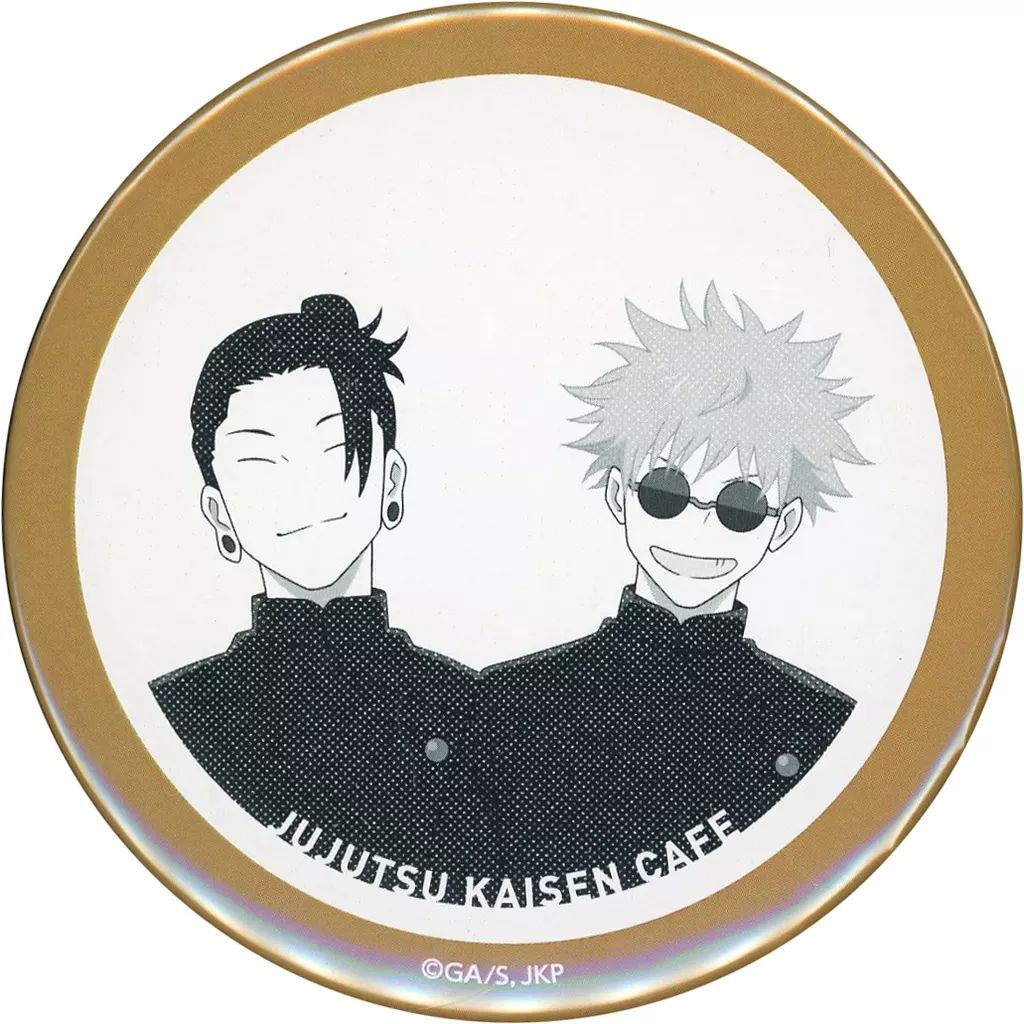 中古】バッジ・ピンズ 夏油傑＆五条悟 ビッグ缶バッジ 「呪術廻戦